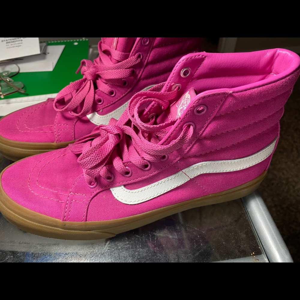 Pink High Top Vans
